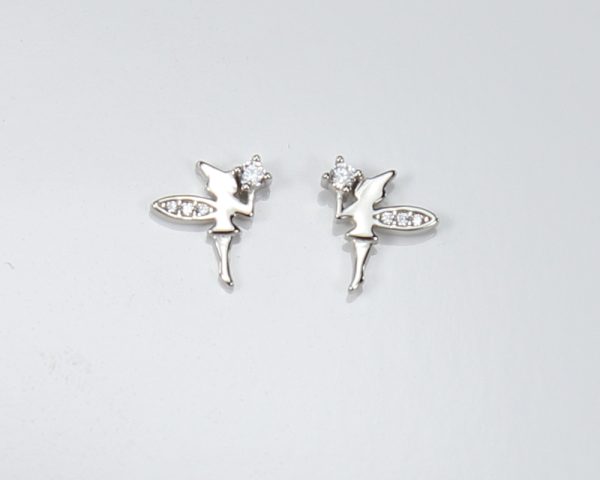 Tinkerbell Fairy Earrings, silver 925