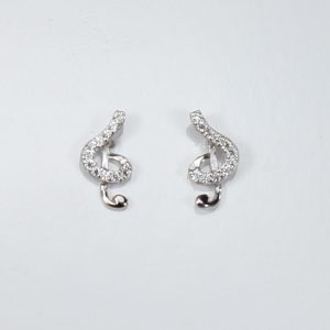 Key of soul earrings, silver 925