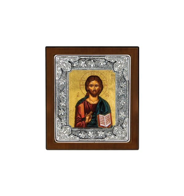 Silver Cristian Orthodox icon –