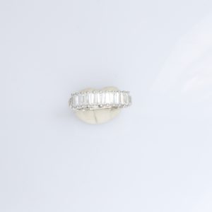 Δακτυλίδι γυναικείο ασημένιο 925 επιχρυσομένο. Πέτρες πέρλα